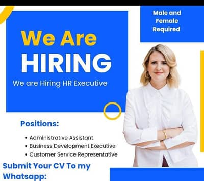 Receptionist HR IT Specialist Accounted finance Data intery/assistant