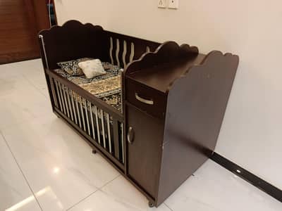 wooden baby cot for sale