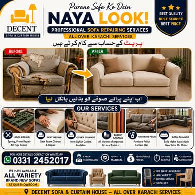 Seat Repair | Sofa Repairing | Sofa Maker | Fabric Change | Sofa
