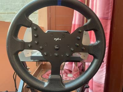 PXN V99 Steering Wheel Complete Setup with Stand