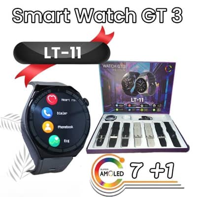 Lt 11 GT 3 smart watch/1.3 Touchscreen fitness tracker heart rate and