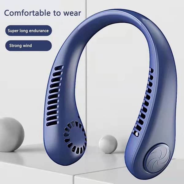 Arctic Air Freedom Ultra Neck Fan, Wearable 3-Speed Neck Cooler, Small Fan for Outdoor & Indoor Use, USB-Rechargeable Fan with 6-Hour Battery Life, Lightweight & Compact