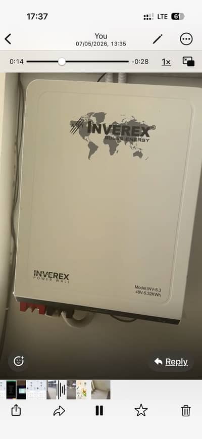 INVEREX Power wall Lithium battery