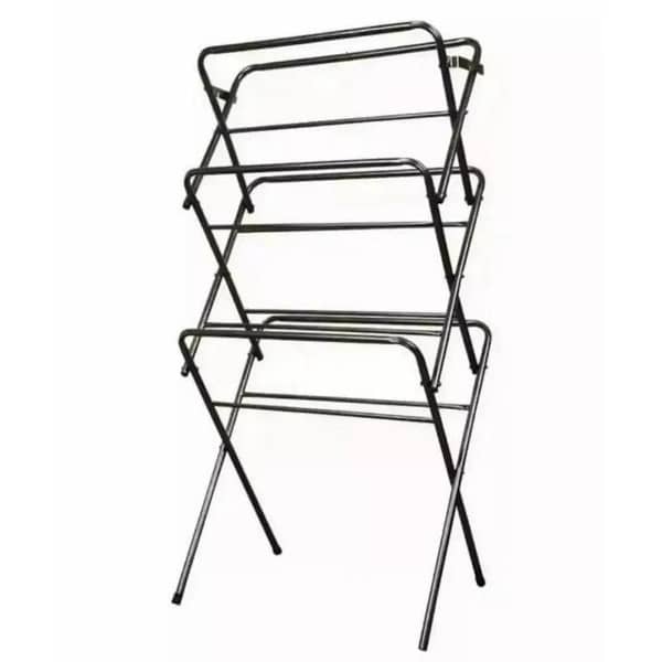 Household Balcony Rust Proof Folding Clothe Dry Stand K-Shape