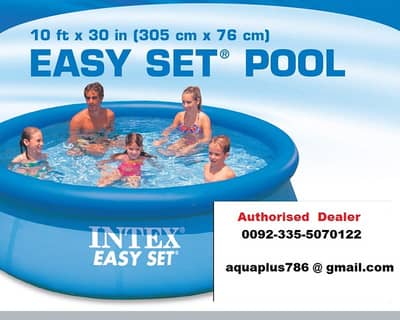 INTEX Imported Above Ground Inflatable Swimming Pools All Sizes