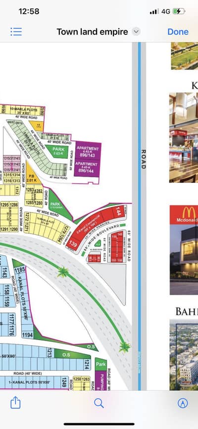 2 Kanal Commercial Plot Tauheed Block Investor Rate Deal