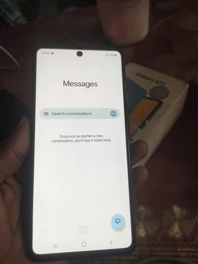 samsung A72 with box