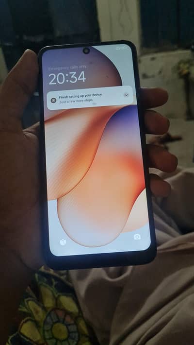 redmi note 12 with box just panel change hai 8/128