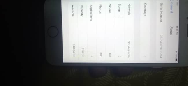 Iphone 8 256 GB PTA Approved