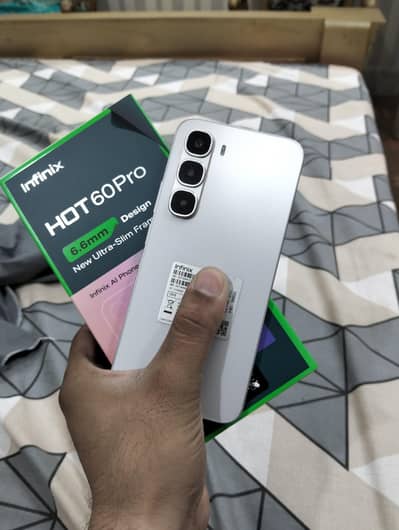 infinix Hot 60 pro 8/128 complete box. . 03207336717