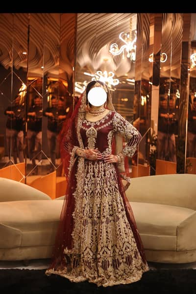 Bridal customized maxi small size only used once