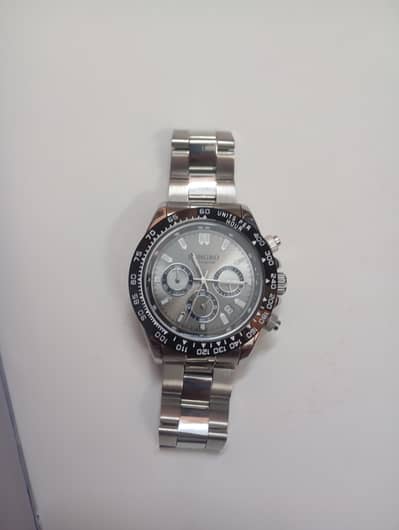 Longbo stainless steel black dial watch