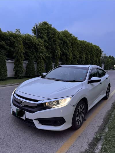 Honda Civic Oriel 1.8 i-VTEC CVT 2018 | 51,000 KM | White | Lahore Reg