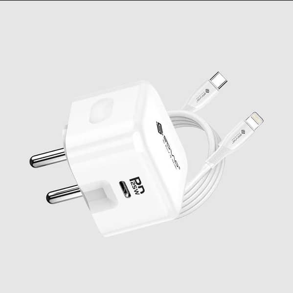 SOVO SG-245 PD 25W Fast Charger | USB-C Power Delivery Adapter | Super Fast Charging for iPhone & Android