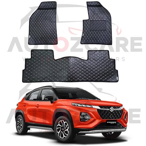 Suzuki Fronx 7D Floor Mat (Flat Style) 3PCS - Model 2026