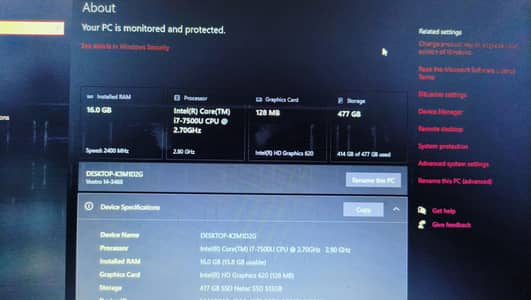Dell Vostro 3468, i7 7th Gen, 16gb DDR4, SSD 512gb