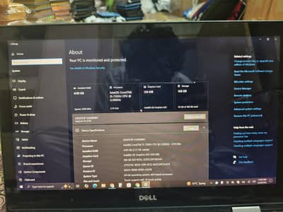 Dell Inspiron Core i5 7th Generation 180gb SSD Tuch Screen
