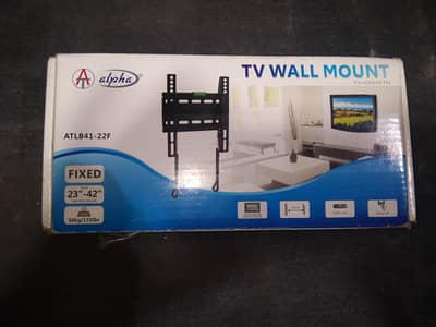 Brand New Alpha TV wall Mount (23,42) Imported From UAE