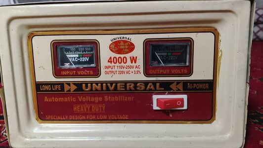 4000 W Universal Stabilizer