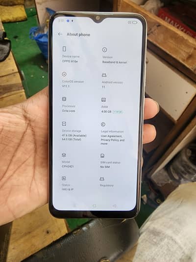 oppo a16e 4Gb 64Gb