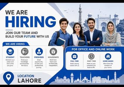 we are hiring male and female for work