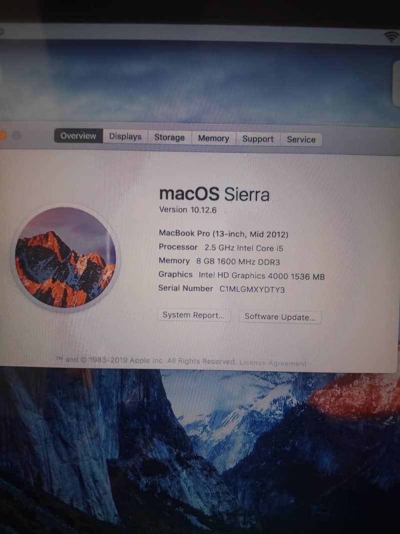 MacBook pro mid pro2012 2