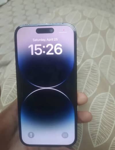 iPhone 14 Pro 256gb, black color, water pack (0340-4758124)