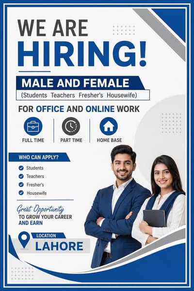 Golden opportunity available in lahore