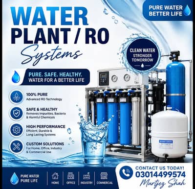 Premium RO Water Filter Plant – Pure & Healthy Drinking Water