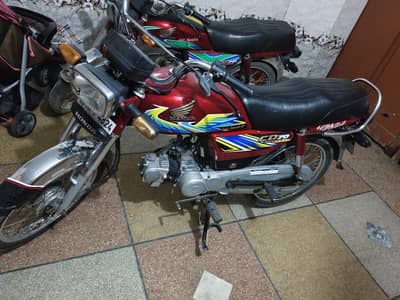 Honda CD 70D bike Complete Documents clear