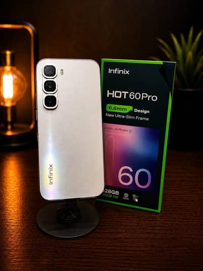 lastest infinix hot 60 pro. with complete box contect no. (03484479919)