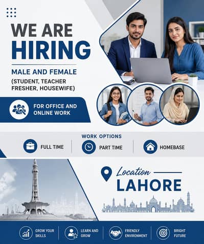 We are hiring on urgent basies