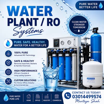 Premium RO Water Filter Plant – Pure & Healthy Drinking Water