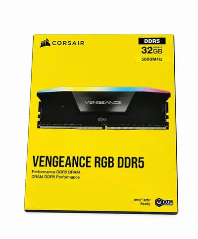 Corsair VENGEANCE RGB 32GB (2x16GB) DDR5 DRAM 5600MT/s CL36 Memory Kit