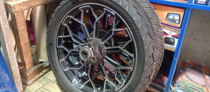 Alloy rim for sale  with tube Les tyre