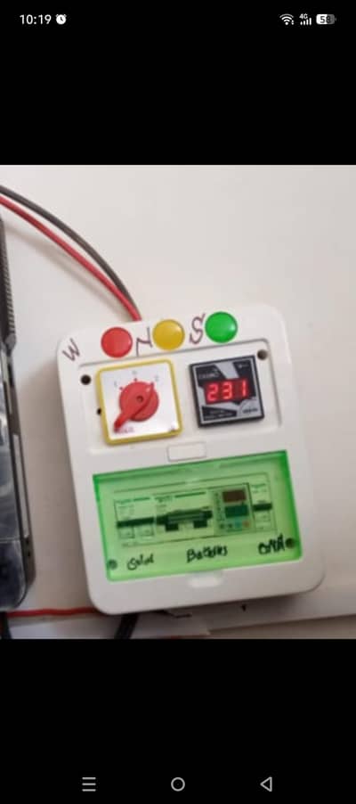 Solar Distribution Box and Earth Leakage Breaker