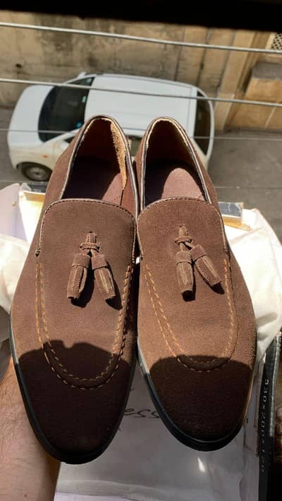 Shoe Planet Luxurious Suede Loafers, Size-7/40, Condition 10 /10