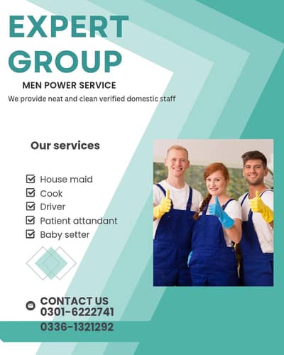 maid ,Cook , patient attendant, Baby sitter