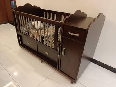 wooden baby cot for sale