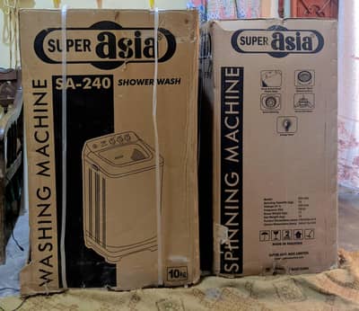 brand new washing machine and dryer