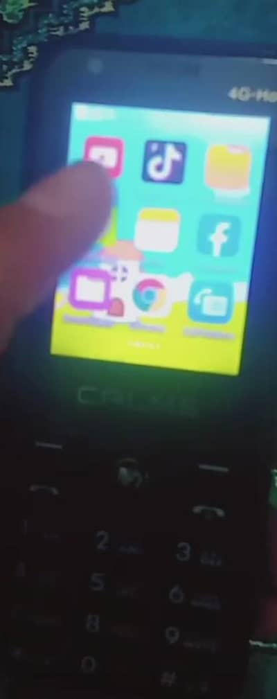 Calme 4G Touch + Keypad Mobile | Side Lights | Unique Stylish Phone