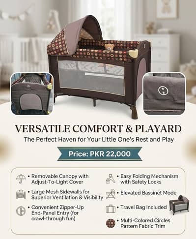 Kids Cot/ Baby Cot/ Travel Cot/ Playpen/ Crib/ Bassinet