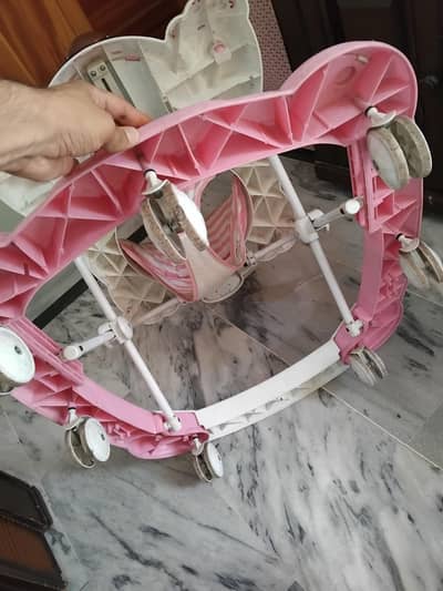 Baby Girl Walker urgent sale (Pink color)