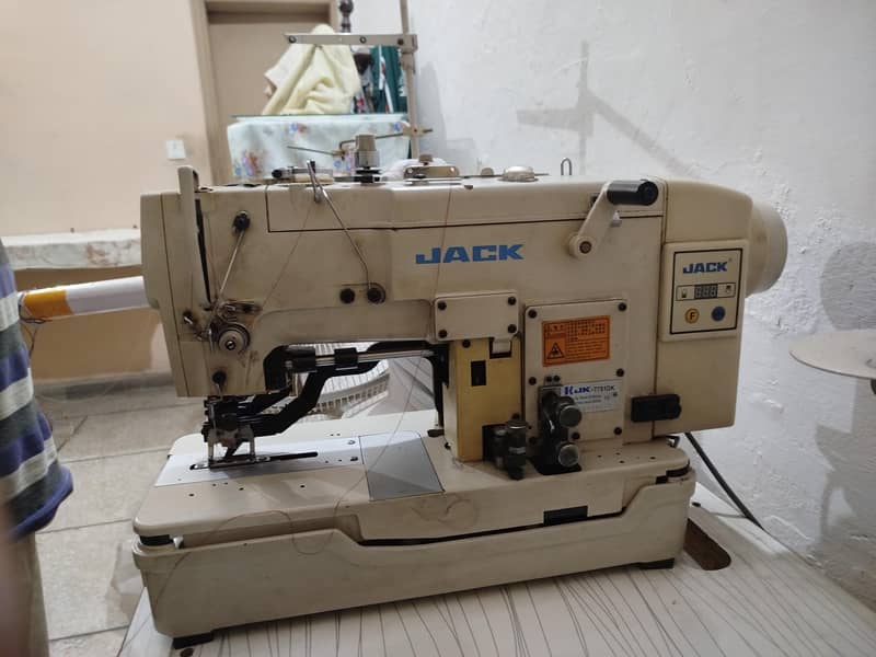 JACK Kaj Button (Button hole) Machine 1