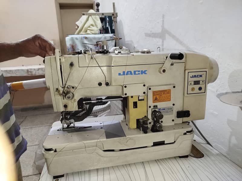 JACK Kaj Button (Button hole) Machine 2