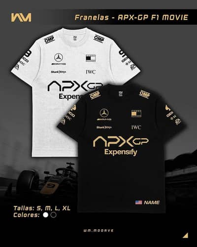 F1 APX-GP Movie Inspired Premium Racing T-Shirt