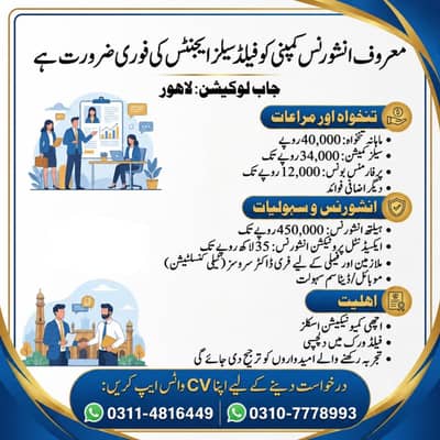 Field Sales Staff Required - Good Salary + Commission - Urgent Hiring