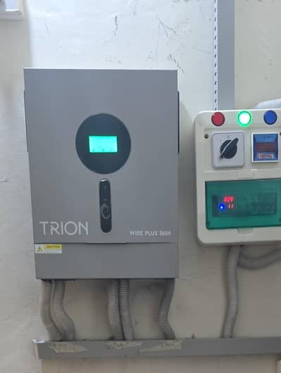 3.6KVA TRION Solar Inverter + (12V 185Ah)(×2) EXIDE Battery