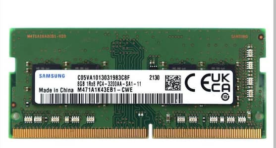 Laptop Ram DDR4 8Gb 3200AA samsung pulled branded Ram urgent sale