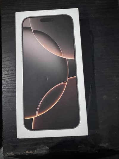 iPhone 16 Pro Max 512GB Non PTA White With Box